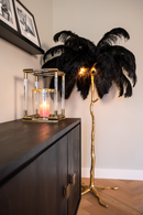 Black Oak Gold Accent Sideboard | Richmond Interiors Hunter | Oroatrade.com