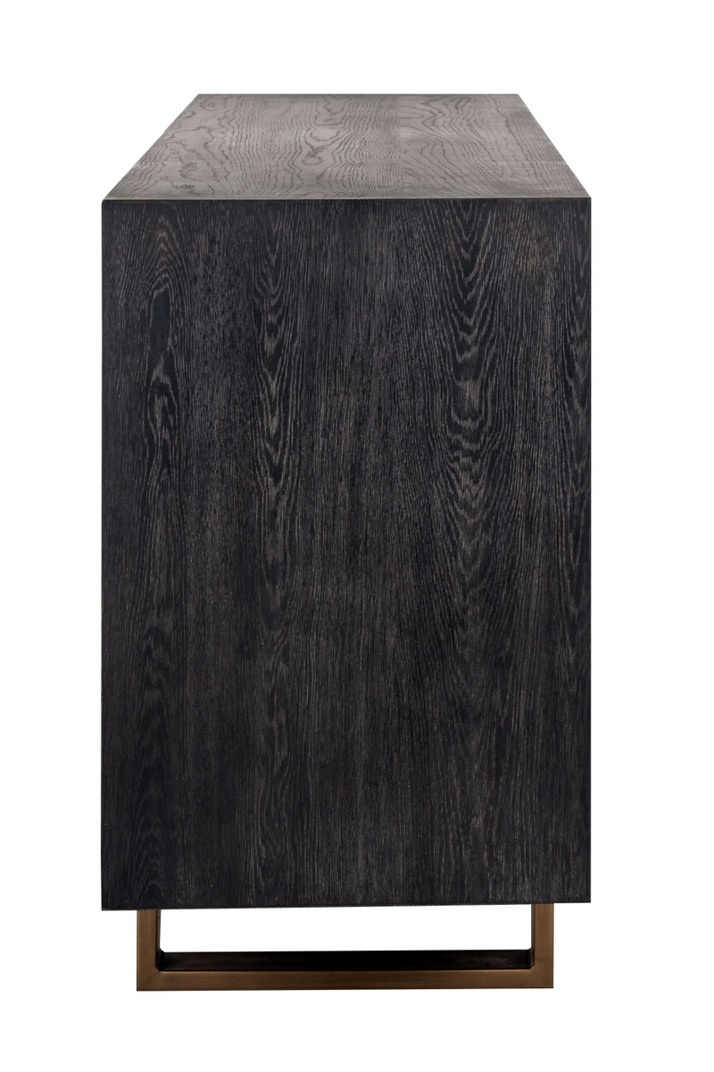 Black Oak Gold Accent Sideboard | OROA Hunter | OROATRADE.com