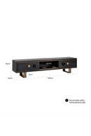 Contemporary Oak TV Cabinet | Richmond Interiors Hunter | Oroatrade.com