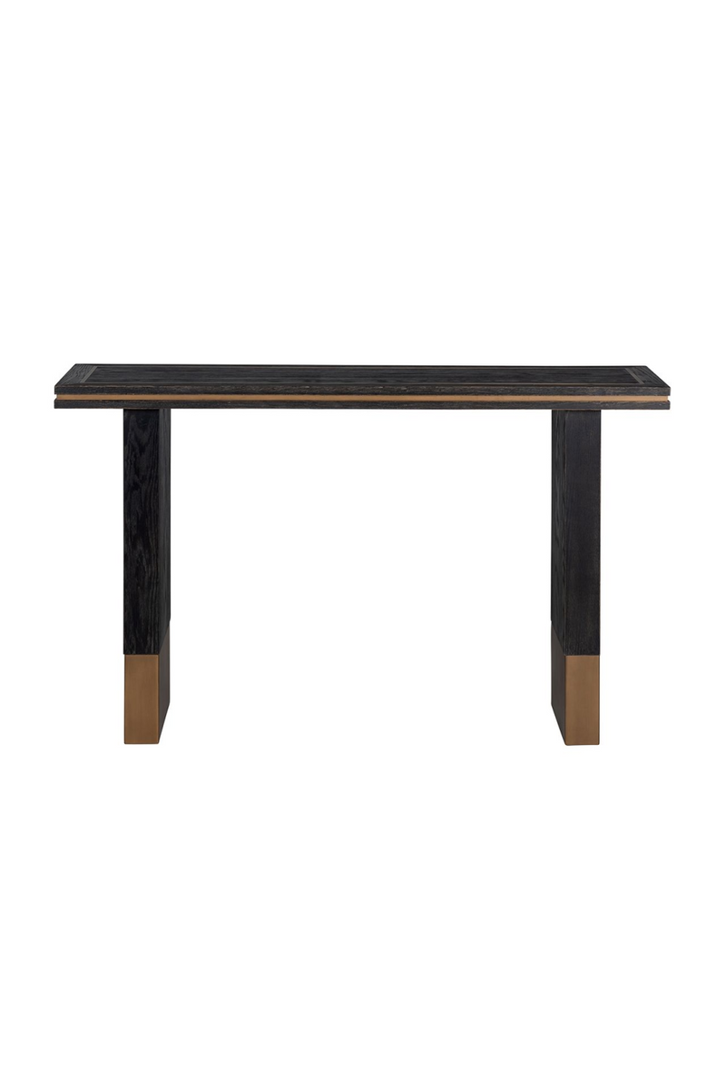 Black Oak Veneer Console Table | OROA Hunter | OROATRADE.com