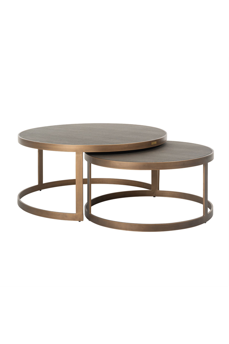 Round Nested Coffee Tables (2) | OROA Bloomingville | Oroatrade.com
