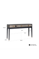 Modern Leather Console Table | Richmond Interiors Bloomingville | Oroatrade.com