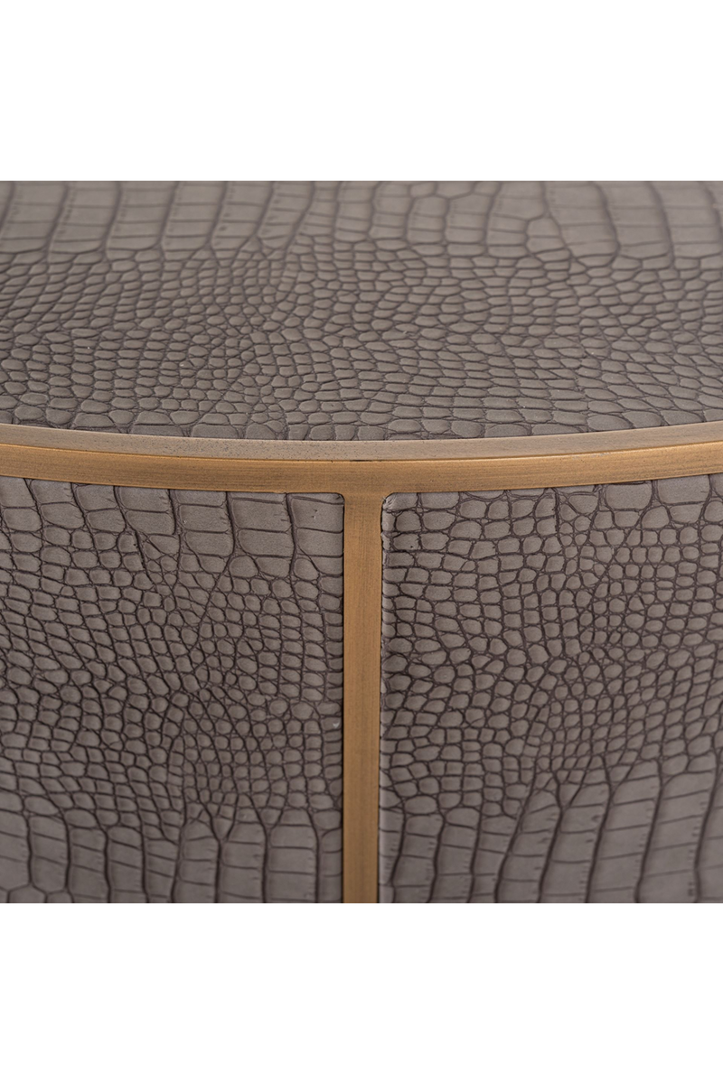 Patterned Leather Coffee Table | OROA Classio | Oroatrade.com