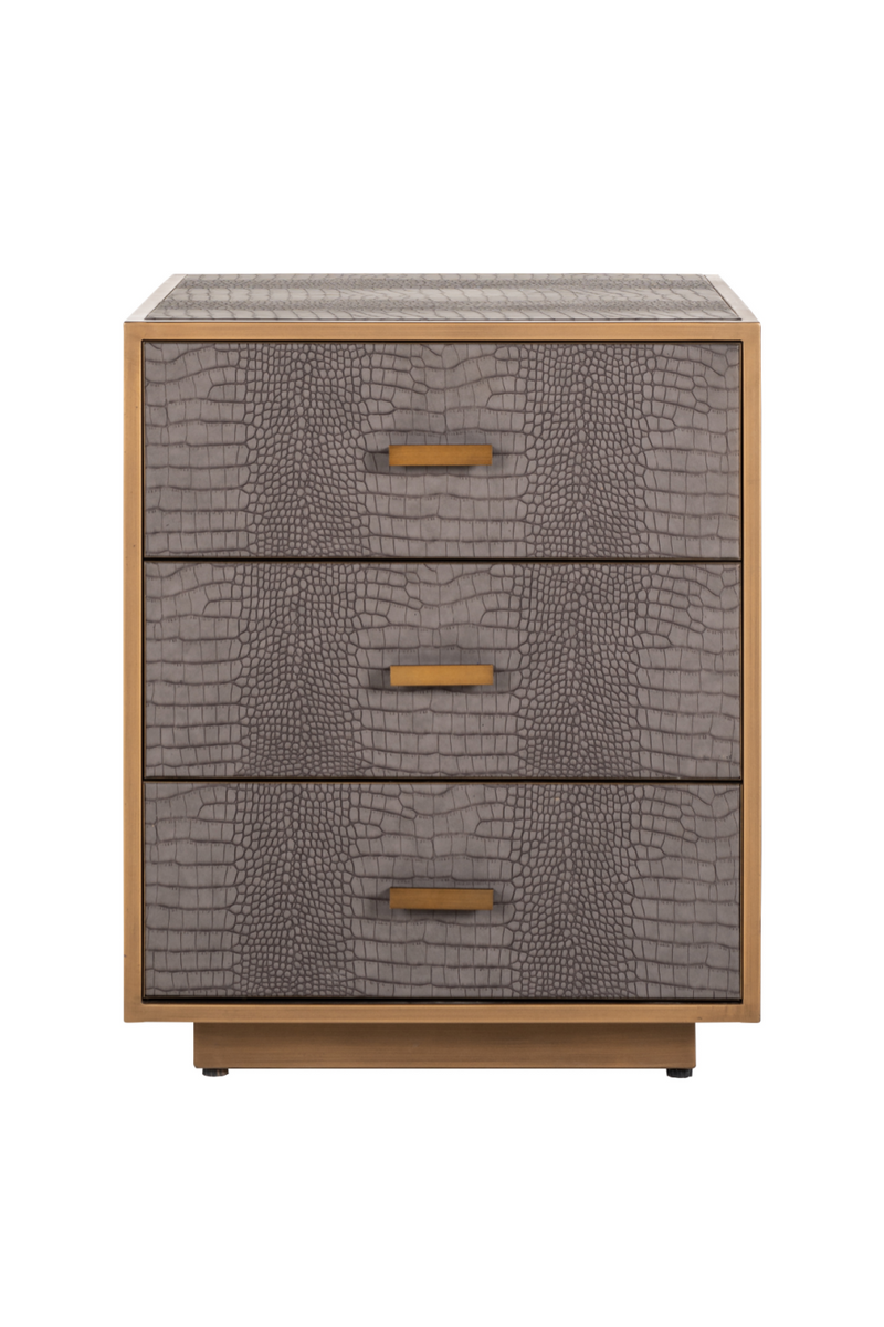 Brown Leather Chest of Drawers | OROA Classio | OROATRADE.com