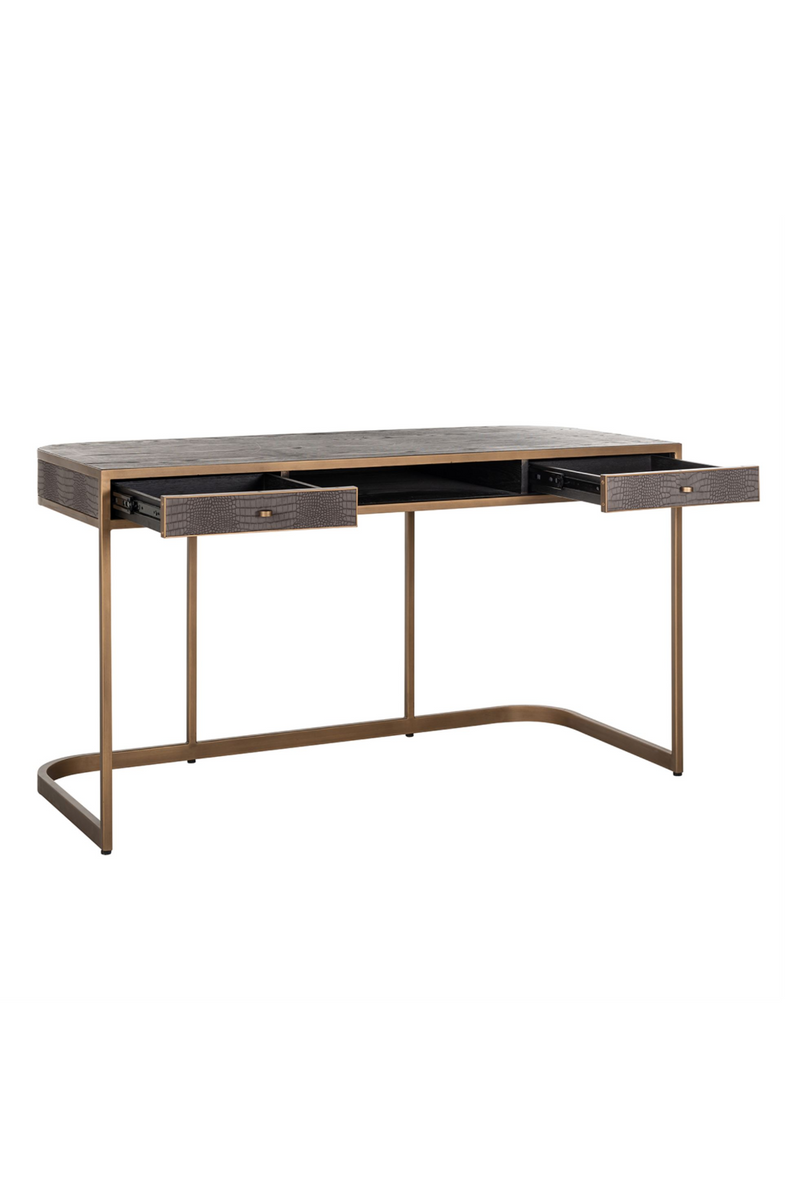 2-Drawer Curved Desk | OROA Classio | Oroatrade.com
