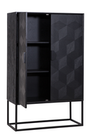 Black Oak Veneer Cabinet | Richmond Interiors Blax | Oroatrade.com