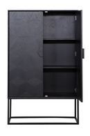 Black Oak Veneer Cabinet | Richmond Interiors Blax | Oroatrade.com