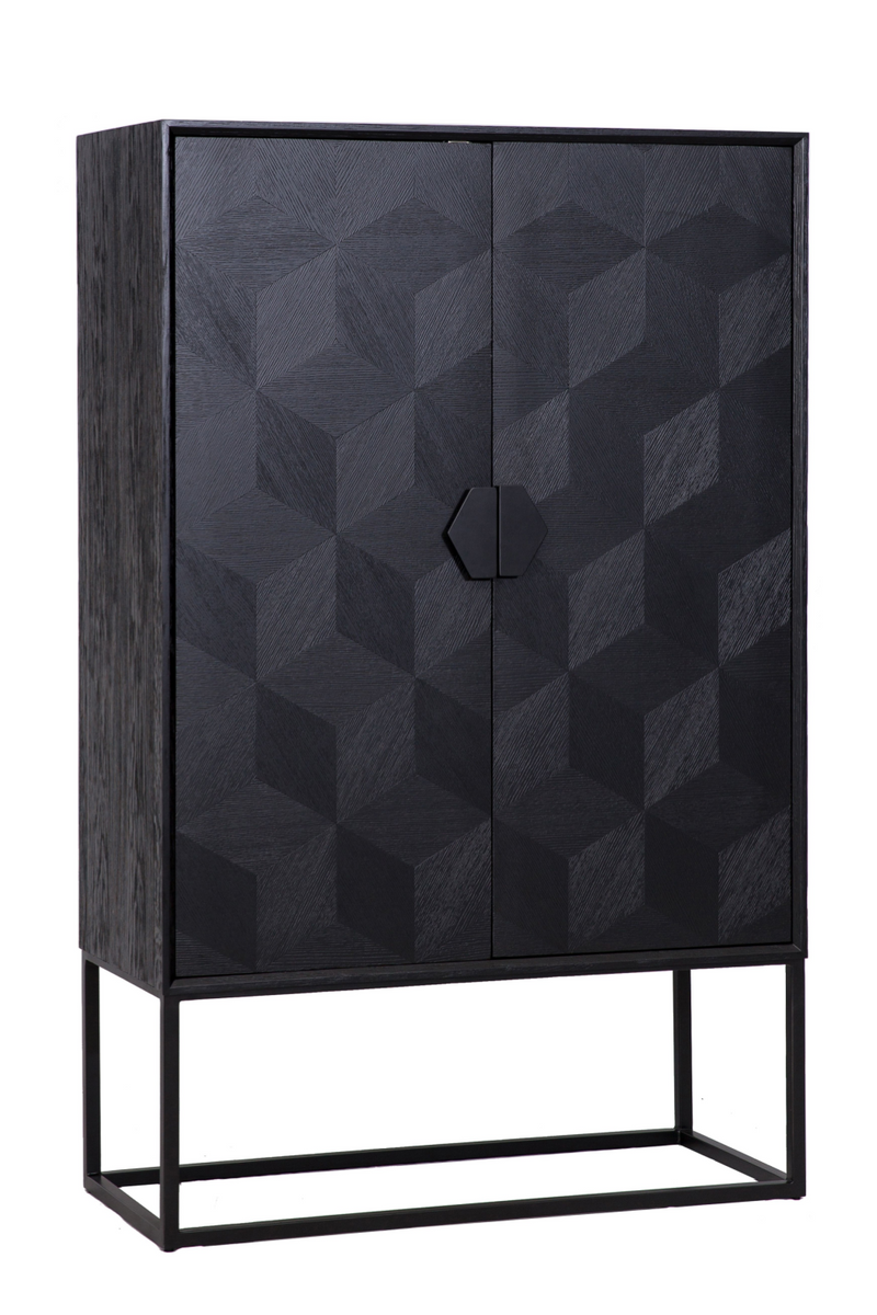 Black Oak Veneer Cabinet | OROA Blax | OROA