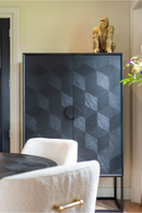 Black Oak Veneer Cabinet | Richmond Interiors Blax | Oroatrade.com