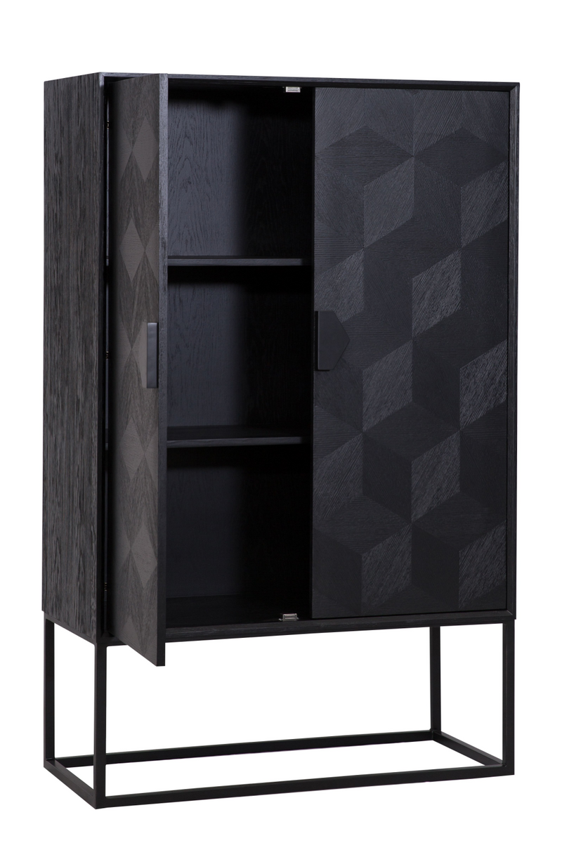 Black Oak Veneer Cabinet | OROA Blax | OROA