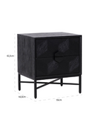 Black Wooden Chest of Drawers | Richmond Interiors Blax | Oroatrade.com