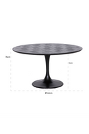 Round Pedestal Dining Table | Richmond Interiors Blax | Oroatrade.com