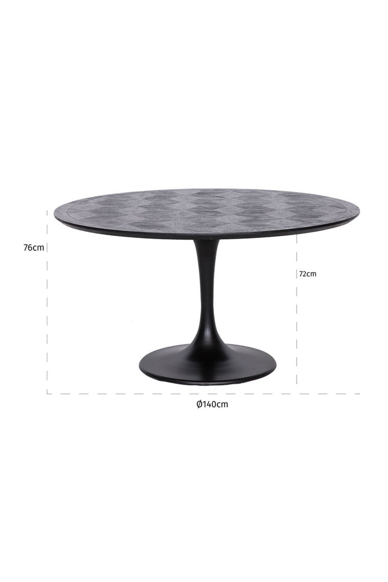 Round Pedestal Dining Table | OROA Blax | Oroatrade.com