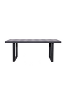 Black Oak U-Leg Dining Table M | Richmond Interiors Blax | Oroatrade.com