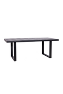 Black Oak U-Leg Dining Table M | Richmond Interiors Blax | Oroatrade.com