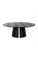 Black Oak Pedestal Coffee Table | Richmond Interiors Blax | Oroatrade.com