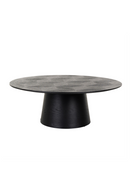 Black Oak Pedestal Coffee Table | Richmond Interiors Blax | Oroatrade.com