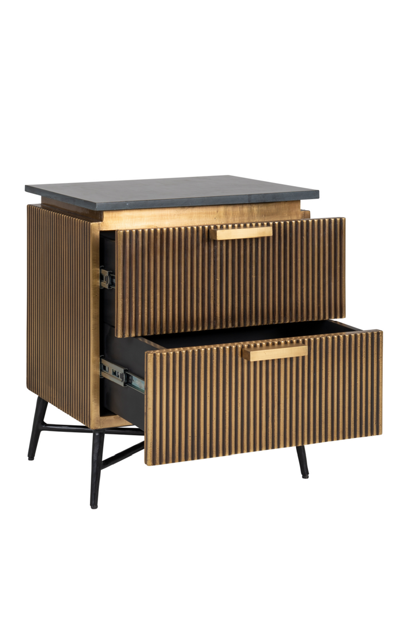 Modern Metal Bedside Cabinet | OROA Ironville | Oroatrade.com