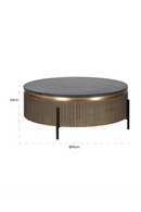 Modern Metal Coffee Table | Richmond Interiors Ironville | Oroatrade.com