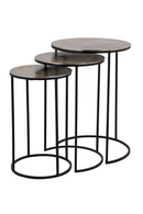 Round Aluminum Nesting Coffee Table | Richmond Interiors Nolan | Oroatrade.com