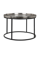 Round Silver Tray Coffee Table | Richmond Interiors Lyam | Oroatrade.com
