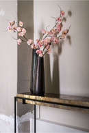Champagne Gold Aluminum Console Table | Richmond Interiors Calloway | Oroatrade.com