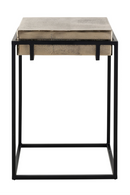 Rustic Aluminum End Table | Richmond Interiors Calloway | Oroatrade.com