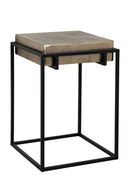 Rustic Aluminum End Table | Richmond Interiors Calloway | Oroatrade.com