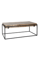 Rectangular Gold Aluminum Coffee Table | Richmond Interiors Calloway | Oroatrade.com
