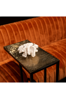 Champagne Gold Aluminum Side Table | Richmond Interiors Calloway | Oroatrade.com