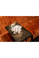 Champagne Gold Aluminum Side Table | Richmond Interiors Calloway | Oroatrade.com