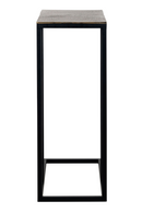 Champagne Gold Aluminum Side Table | Richmond Interiors Calloway | Oroatrade.com