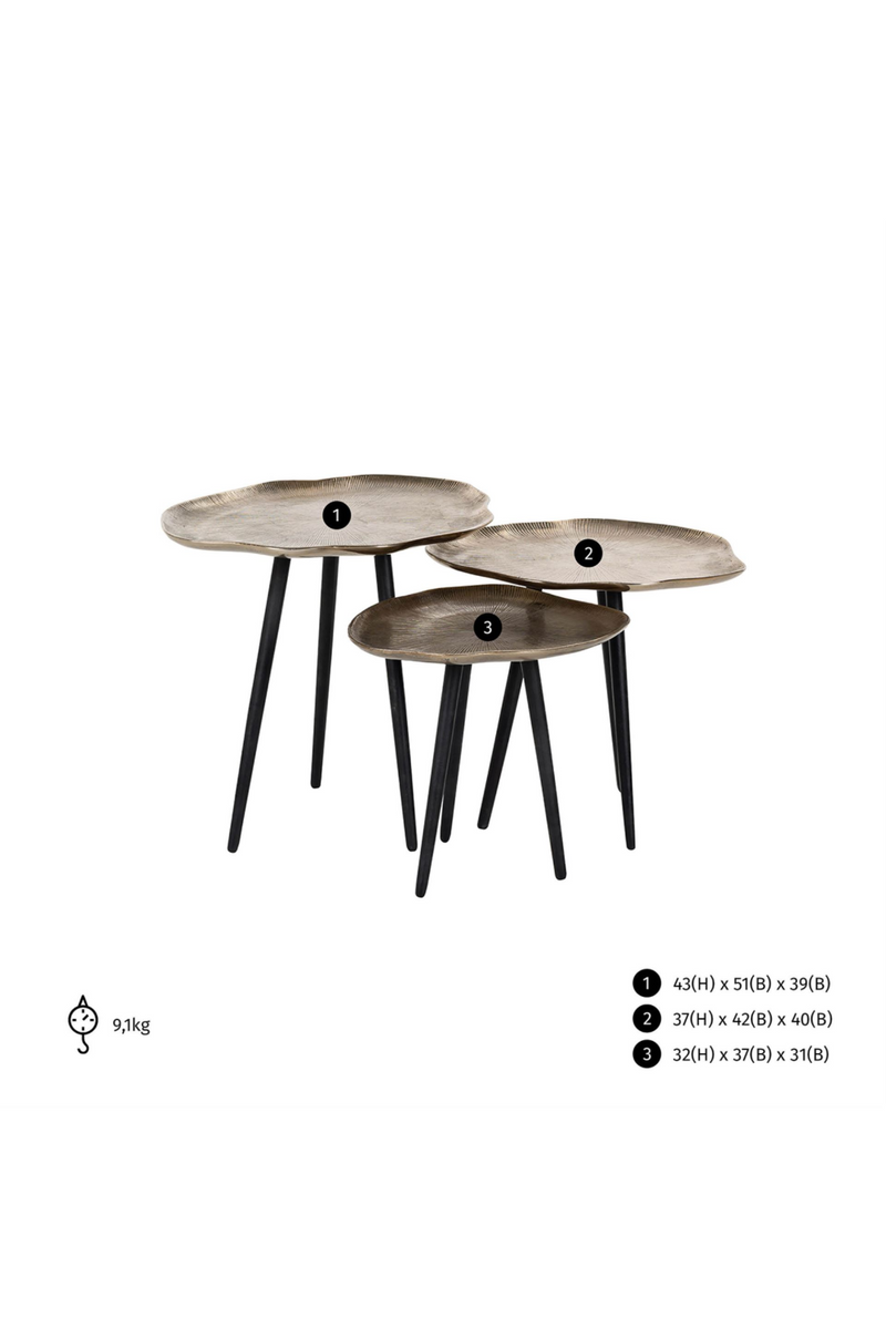 Organic Shaped Coffee Tables (3) | OROA Volenta