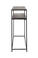 Champagne Gold Double Shelf Console Table | Richmond Interiors Chandon Oroatrade.com