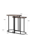 Oblong Nested End Tables (2) | Richmond Interiors Chandon | Oroatrade.com