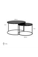 Round Nested Coffee Tables (2) | Richmond Interiors Bolder | Oroatrade.com
