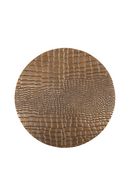 Golden Aluminum Pedestal Side Table S | Richmond Interiors Cobra | Oroatrade.com