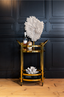 Round Gold Trolley | Richmond Interiors Hendricks | Oroatrade.com