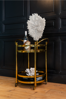 Round Gold Trolley | Richmond Interiors Hendricks | Oroatrade.com