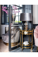 Round Gold Trolley | Richmond Interiors Hendricks | Oroatrade.com