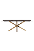 Gold Base Marble Dining Table | Richmond Interiors Conrad | Oroatrade.com