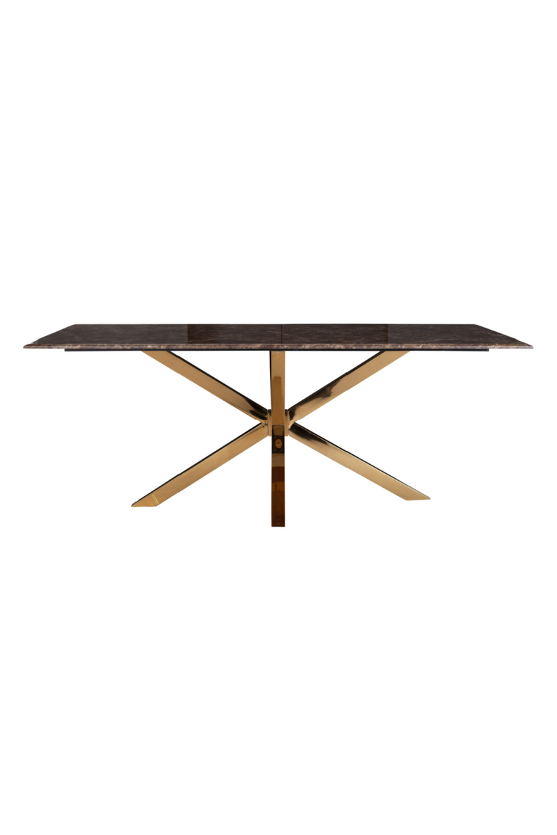 Gold Base Marble Dining Table | OROA Conrad | OROA