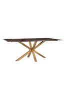 Gold Base Marble Dining Table | Richmond Interiors Conrad | Oroatrade.com