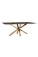 Gold Base Marble Dining Table | Richmond Interiors Conrad | Oroatrade.com