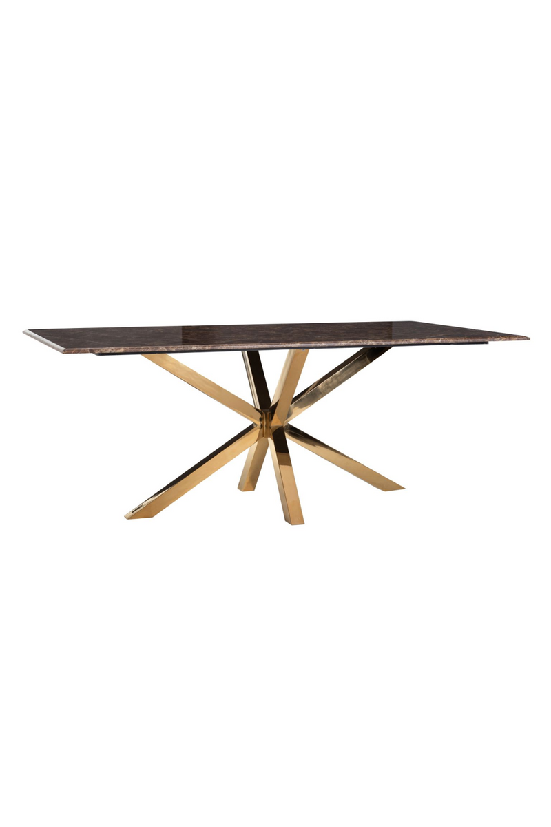 Gold Base Marble Dining Table | OROA Conrad | OROA