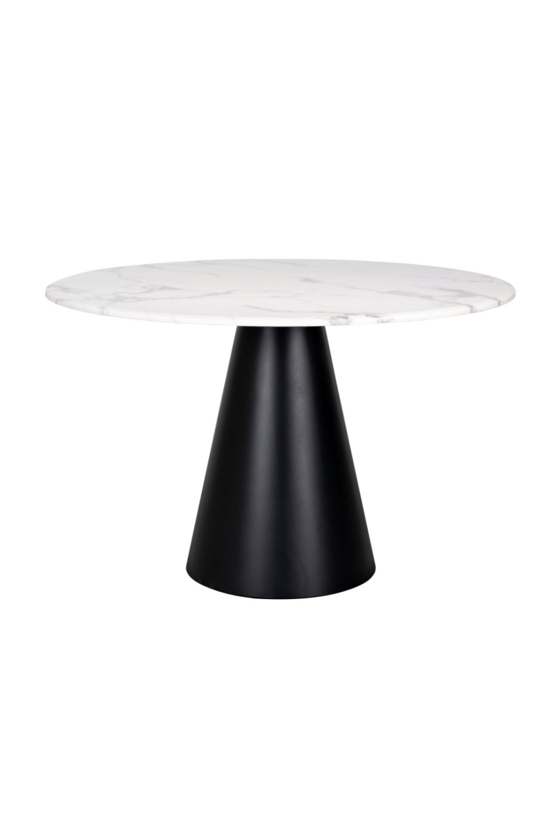 Round White Marble Pedestal Dining Table.com | OROA Degas | OROA.com