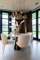 Round White Marble Pedestal Dining Table.com | Richmond Interiors Degas | Oroatrade.com