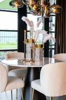 Round White Marble Pedestal Dining Table.com | Richmond Interiors Degas | Oroatrade.com