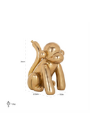 Gold Sculptural Art Decoration | Richmond Interiors Monkey | Oroatrade.com