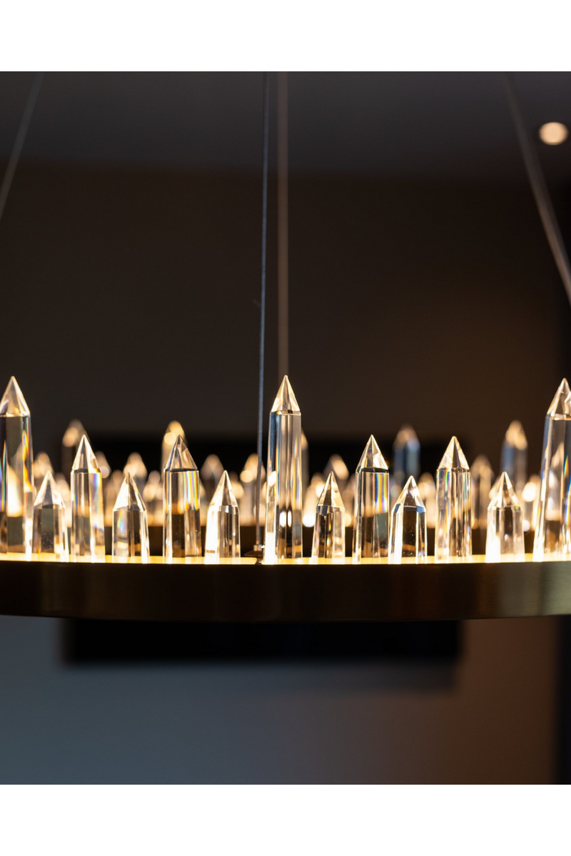 Crystal Points Hanging Lamp | OROA Ziggy | Oroatrade.com